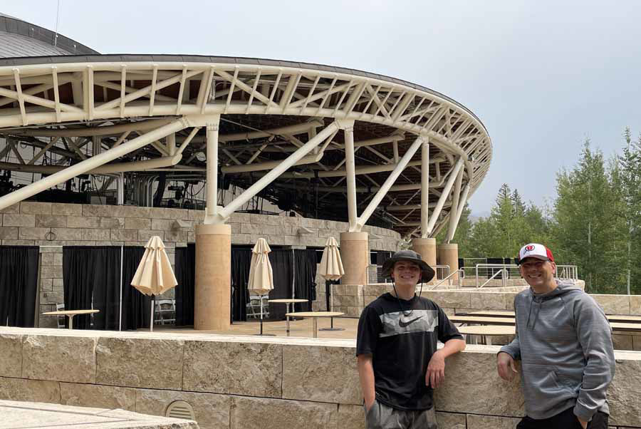 Curved Steel Roof Structure Takes Center Stage at the R.E. Holding Sun Valley Music Pavilion